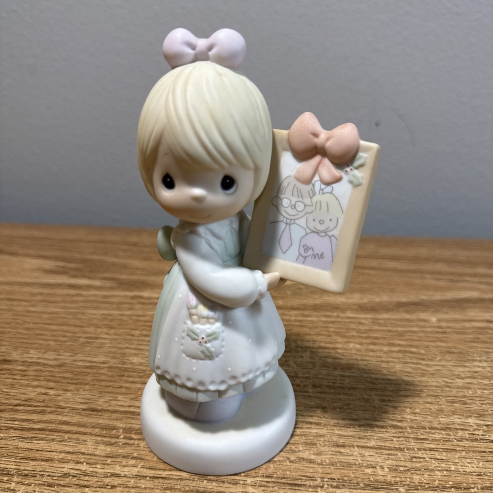 Precious Moments To A Very Special Mom & Dad 1991 (No Box) Figurine Statue